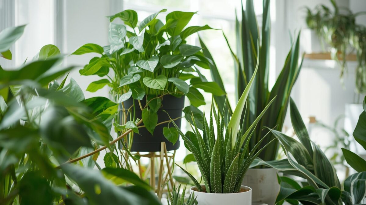 Zamioculca Jiboia Espada de Sao Jorge Aloe Vera Lirio da Paz 1