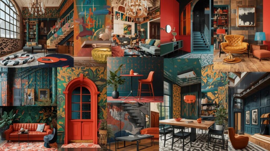 Cores Maximalistas: Paleta que Transforma Espaços