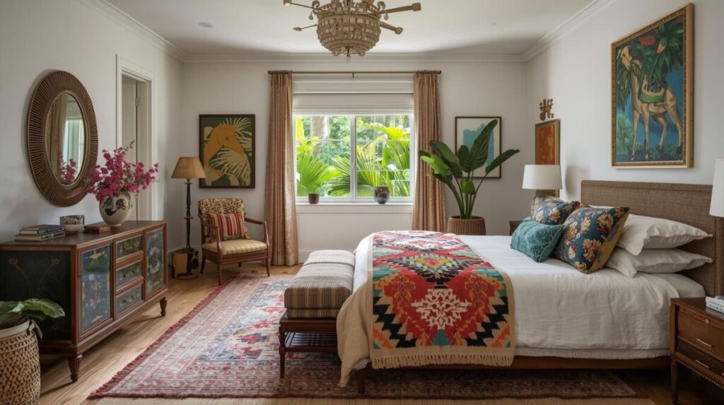 Quarto Maximalista: Seu Oásis Pessoal Cheio de Vida
Camadas de almofadas coloridas, paredes com galeria eclética, luzes quentes em múltiplas alturas e móveis com história.
Não é bagunça: é muita coisa intencional que abraça sua personalidade!
5 dicas:cama ninho acolhedor, paredes que contam histórias, iluminação aconchegante, móveis herdados e detalhes sensoriais.
Transforme seu quarto em refúgio vibrante.
👉 Leia o guia completo agora!