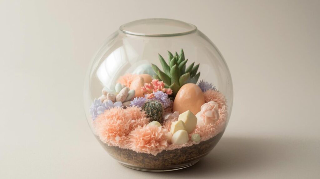 Terrário Jardim Candy Color Pop