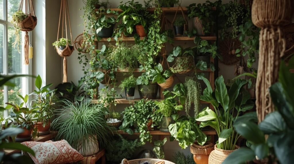 Jardim vertical em apartamento pequeno