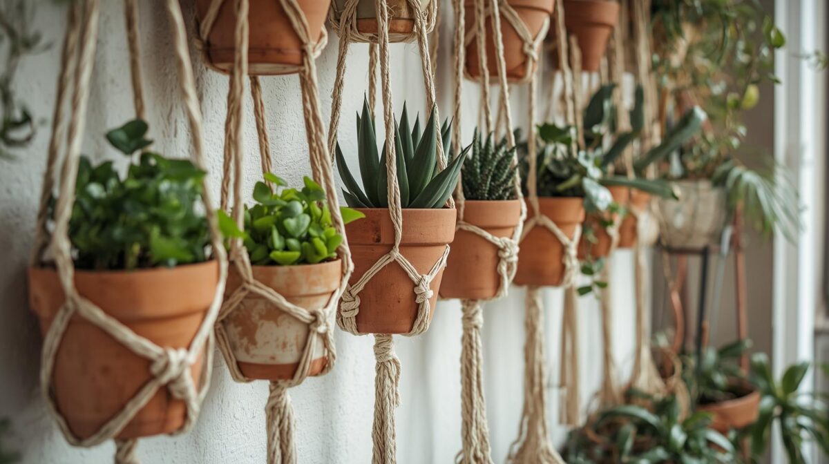 Jardim vertical na varanda pequena