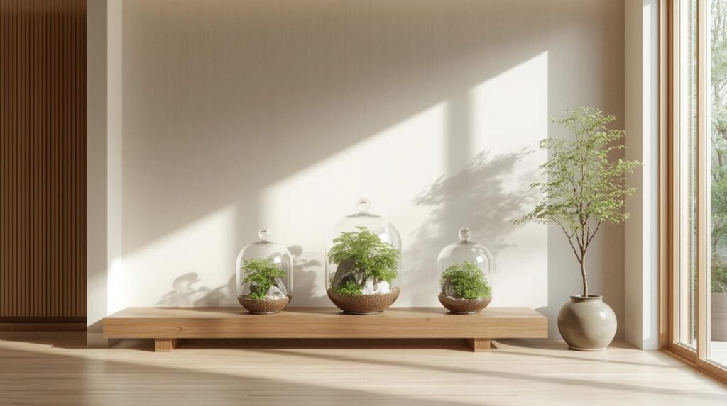 sala-Japandi-calma-produtiva-elegante-rack-com-tres-terrarios.j