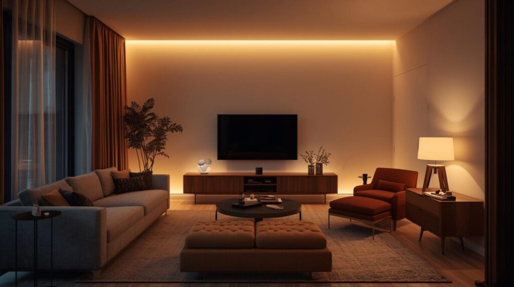 sala-aconchegante-pequena-casa-inteligente