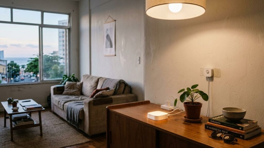 utomação residencial apartamento alugado sem obra Zigbee Matter