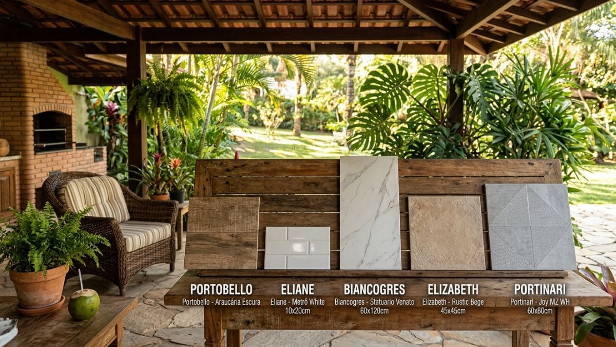 Melhores Revestimentos para Clima Tropical em 2026: Top 5 1 Comparativo dos melhores revestimentos para clima tropical em varanda residencial brasileira