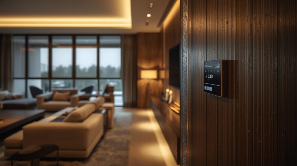 casa adaptável automação residencial Matter Zigbee sala de estar