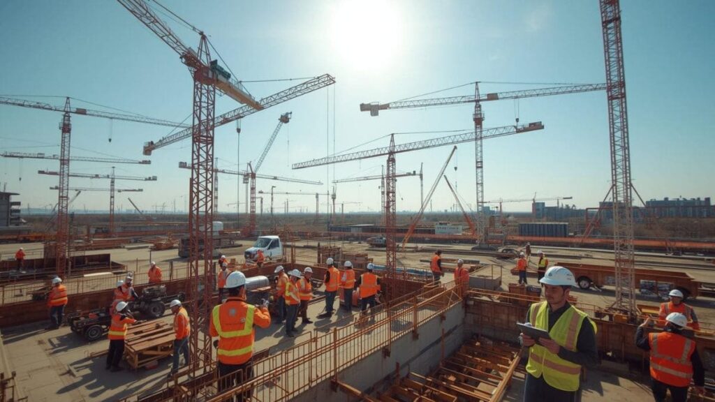 tecnologias inovadoras em construção civil canteiro obras moderno