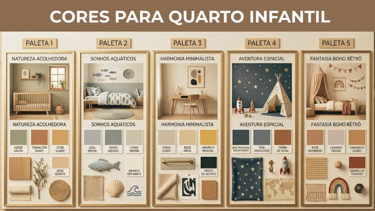 Capa Cores para Quarto Infantil