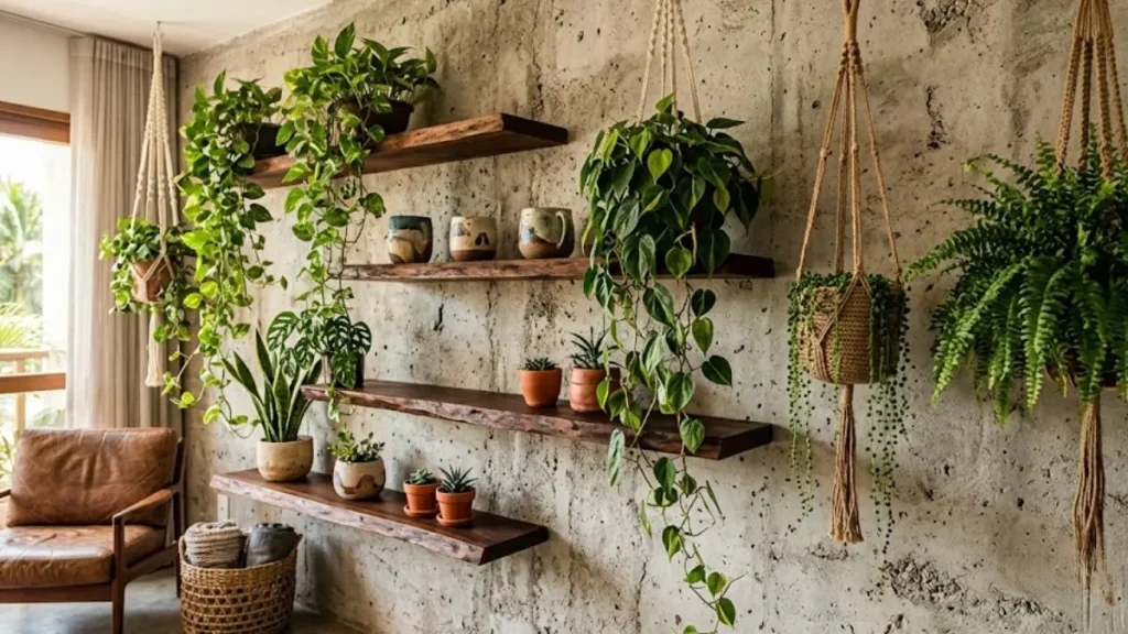 7 Tipos de Revestimentos Artesanais Cimentícios e Como Usar Cada Um 10 reboco rustico aparente parede destaque cimento natural