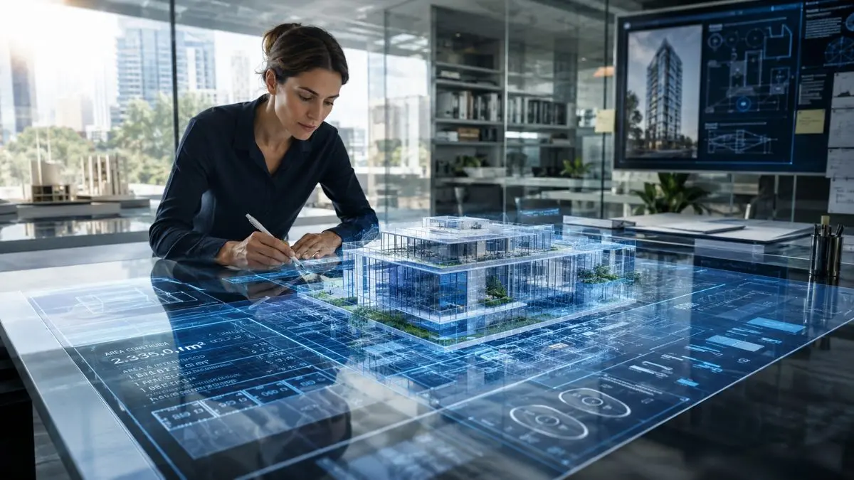 escritório de arquitetura usando IA generativa para gerar render de projeto